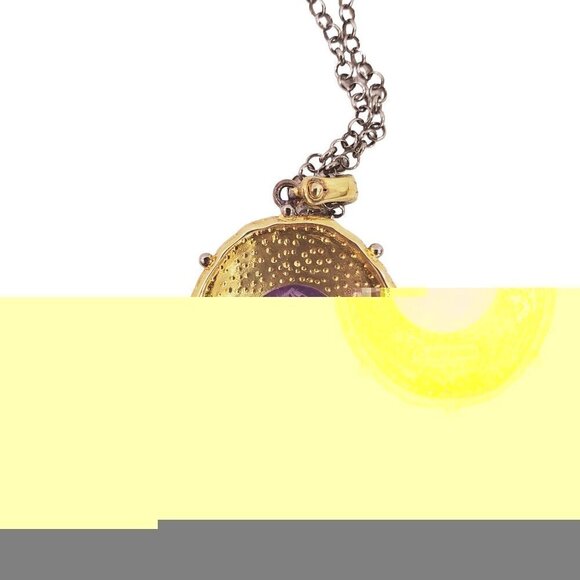 HSN Gold Vermeil .925 Sterling Silver Amethyst Pendant & Necklace - Picture 2 of 16